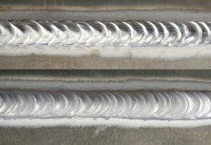 aluminium welding seam